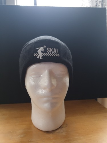 Ska man black wool beanie - ska,
