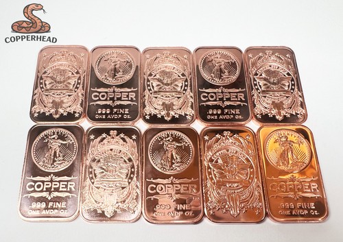 999 solid copper - 10, 1