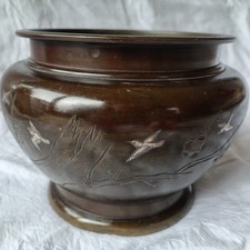 Antique Japanese  Meiji Bronze