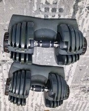 Nautilus/Bowflex - 2 x Adjustable Dumbbells Weights 
