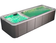 DUAL SWIMSPA HOT TUB PALM SPAS 2024 LONG ISLAND 1 AMERICAN BALBOA SWIM SPA POOL