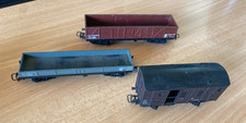 3X JOUEF / PLAYCRAFT HO GAUGE ASSORTED WAGONS - UNBOXED