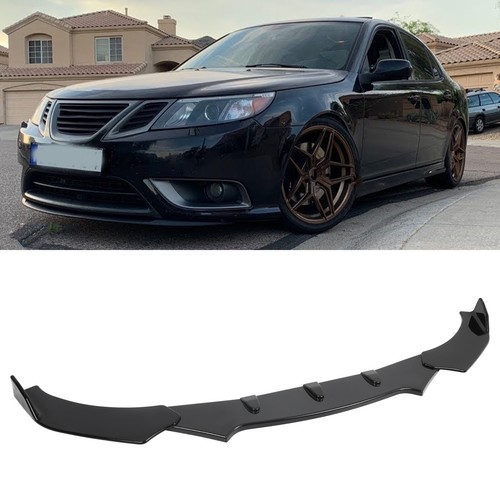 Glossy black front bumper lip - glossy,
