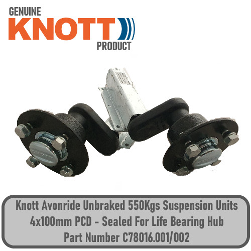 Knott trailer 550kg suspension - knott,