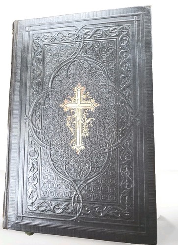 Antique german family - family, bible