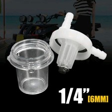 For 1/4" 6mm Motorbike Motorcycle Parts Petrol Fuel Filter Fuel Line Accessories