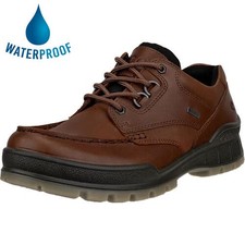 Ecco Shoes Track 25 Mens GTX Waterproof Bison Brown Walking Shoes Size 8-12.5