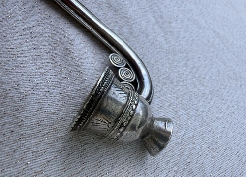 Antique silver tobacco - antique,