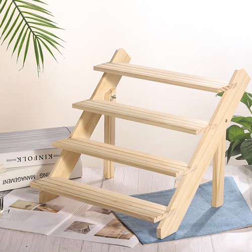 Tier wooden plant stand - 4,