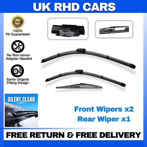 Front and rear windscreen - and,