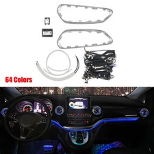 64 Colors LED Ambient Light Atmosphere Lamp Set For Mercedes-Benz V Class W447