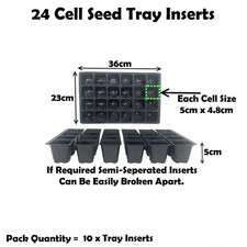 24 Cell Tray Inserts Full Size