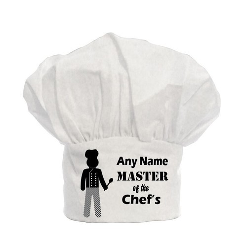 Personalised chefs hat master - personalised,