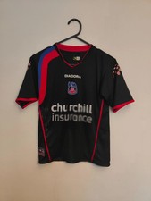 2005 Diadora Chruchill Insurance Crystal Palace Shirt Johnson #8 Youth Size 7/8