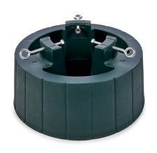 40cm Dark Green Plastic Christmas Tree Stand With Water Tank  Xmas Tree Holder