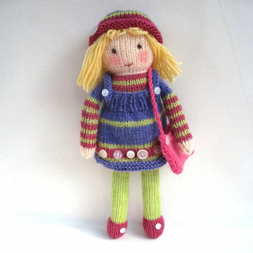 Betsy button rag doll dk - -,