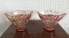 Two Beautiful Art Deco Pink