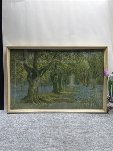 Vintage framed print - framed,