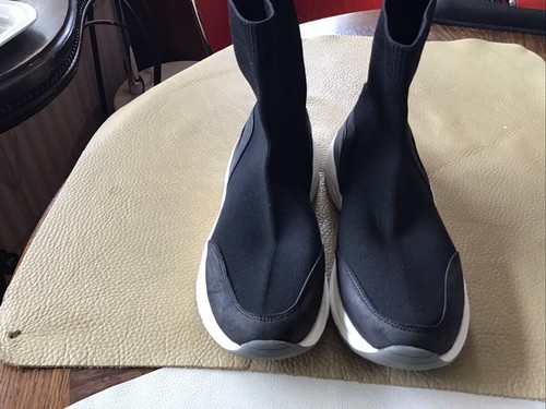 Zara sock suede boots - sock,