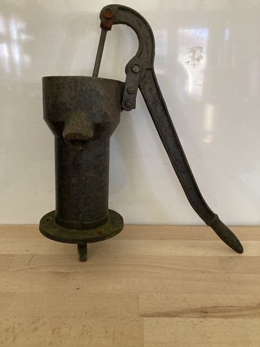 Antique cast iron water pump - cast,