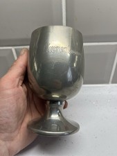 Pewter Goblet Kronenbourg Wine