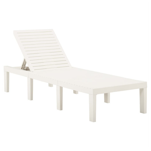 Sun lounger white - sun,