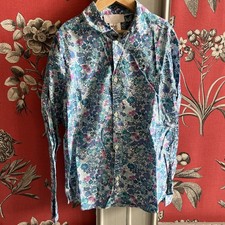Jacadi Boys Blue Floral Shirt