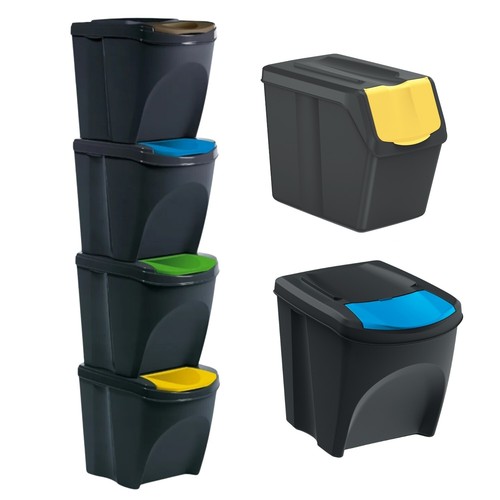 Sorting bins recycling - sorting,