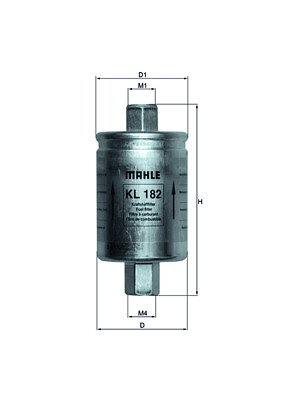 Knecht 182 fuel - kl, filter
