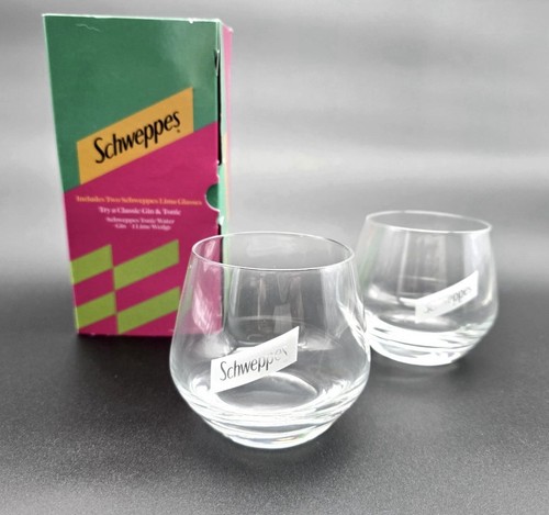 Schweppes lima glasses - schweppes,