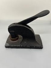 Vintage Cast Iron Paper Stamp