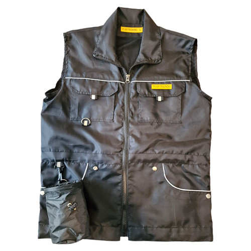 Dog training vest with - training,