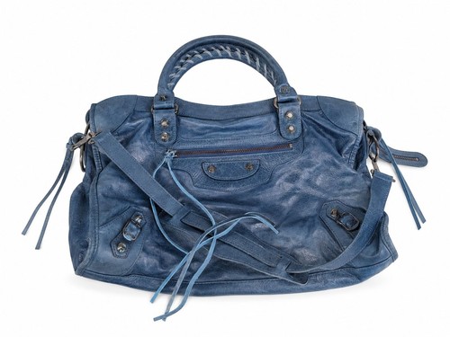 Balenciaga blue city medium - blue,