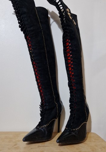 High heels thigh boots - 6,