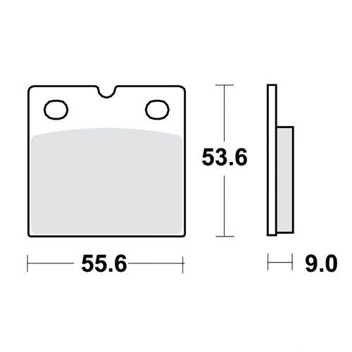 Sintered brake pads trw - sintered, for