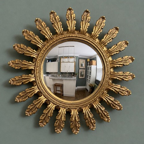 Gold antiqued round single - antiqued,