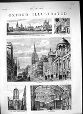 Old 1882 Oxford Christ Church