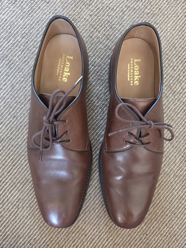 Loake gable dark - dark, leather