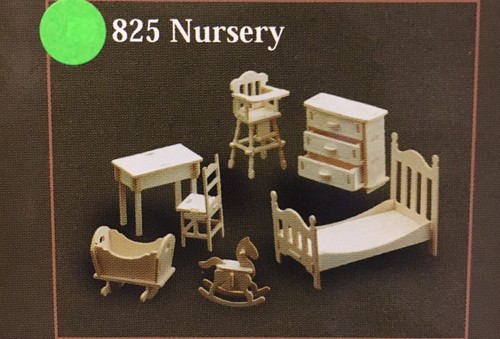 12th scale nursery - 1/12th, furniture