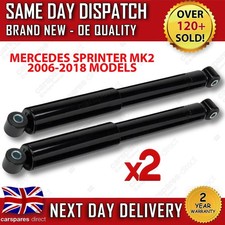 FOR MERCEDES SPRINTER 2006-2018 REAR SUSPENSION SHOCK ABSORBERS SHOCKERS PAIR X2