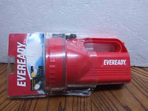 Torch eveready red plastic - torch,