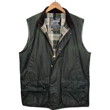 Barbour A224 Westmorland Vintage Wax Waistcoat Jacket Mens XL Sage 00s Gilet