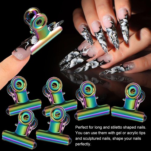 A6pcs nail pinching - nail, clips