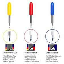 Roland Plotter 2mm Vinyl Cutter Blade with 1mm Tungsten Steel Tips High Hardness