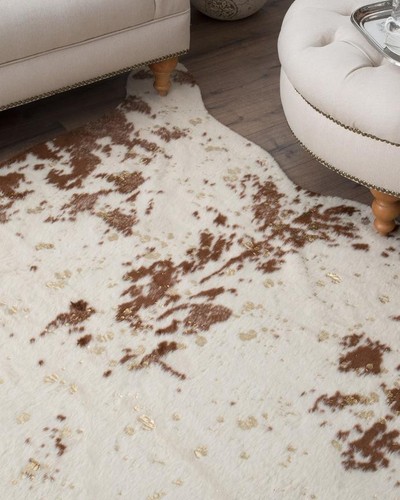 Faux cowhide rug - rug, 150x200cm