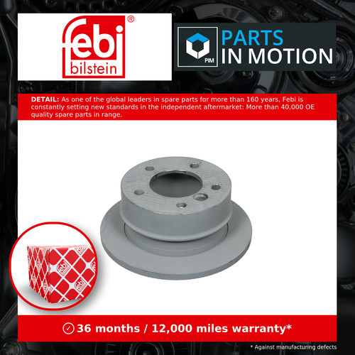 Brake discs pair - discs, solid