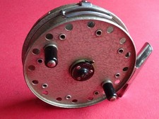 A GOOD USED VINTAGE 4 3/8" GRICE & YOUNG AVON ROYAL SUPREME CENTREPIN REEL