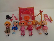 lalaloopsy mini dolls x 6 and