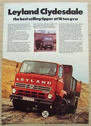 Leyland clydesdale ton gvw - clydesdale, 16
