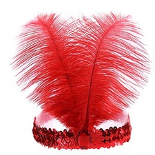 Sequins Feather Headband